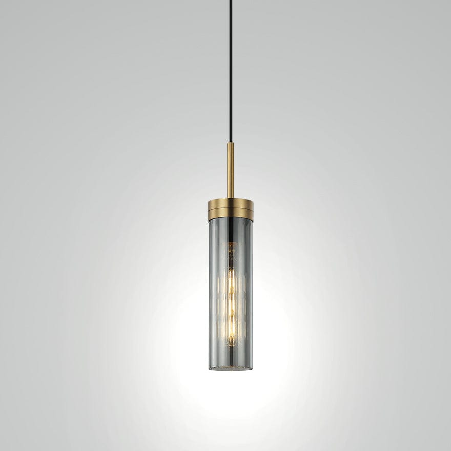 GEORGIA GLASS RIBBED PENDANT