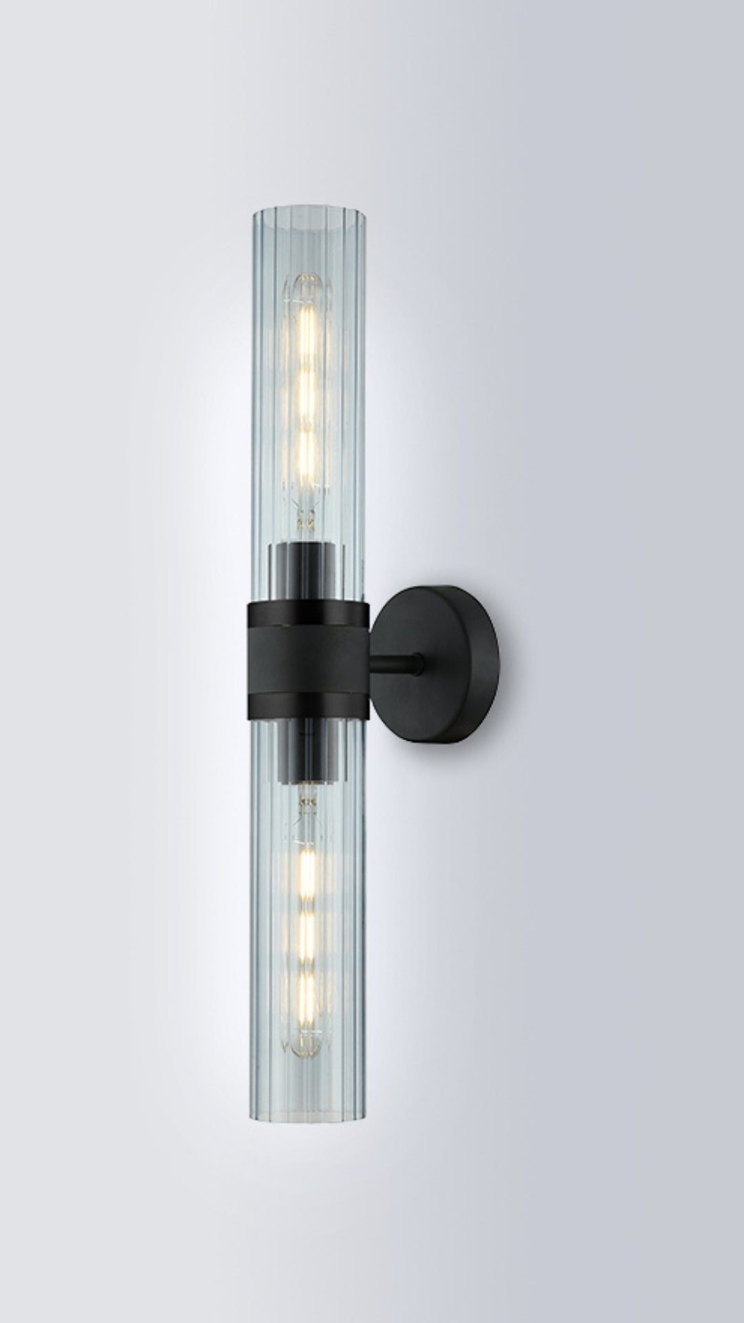 Georgia Up/Down Glass Wall Light