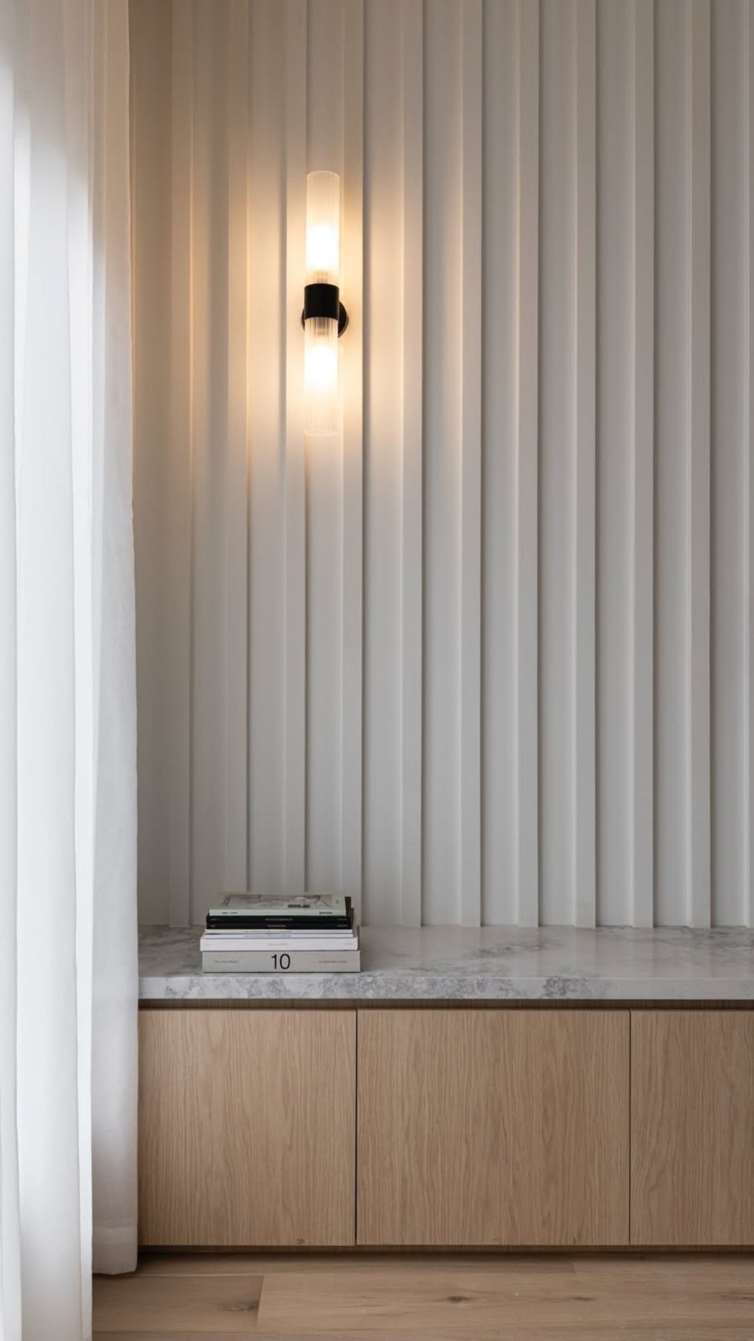 Georgia Up/Down Glass Wall Light
