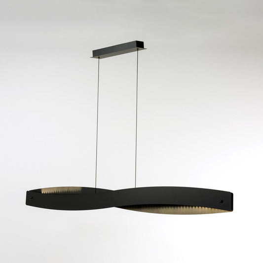 GILDA LED LINEAR PENDANT BLACK ON