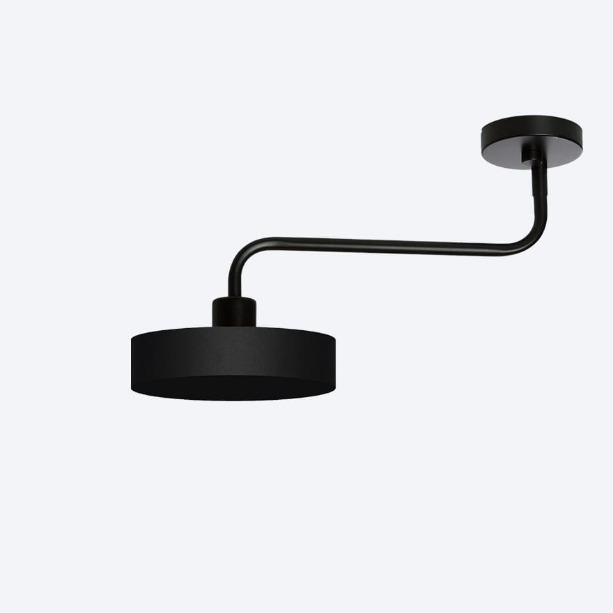 Hugo Ceiling Light with Cambio Shade B Black