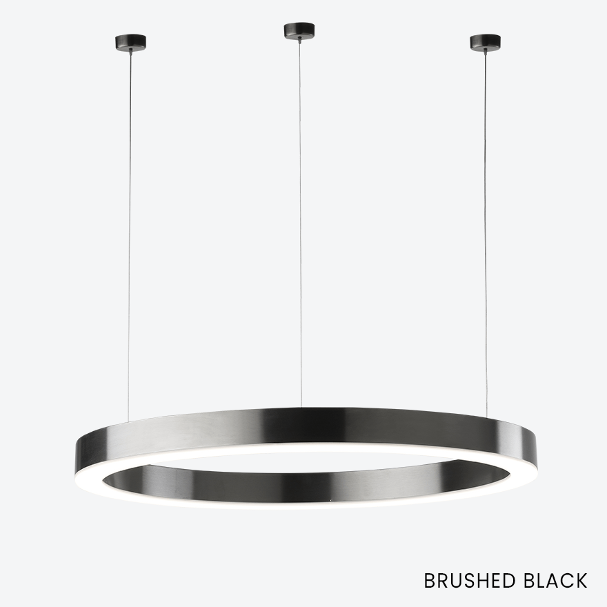 About Space Lighting Hoop LED 40 x 0 Custom Pendant Light