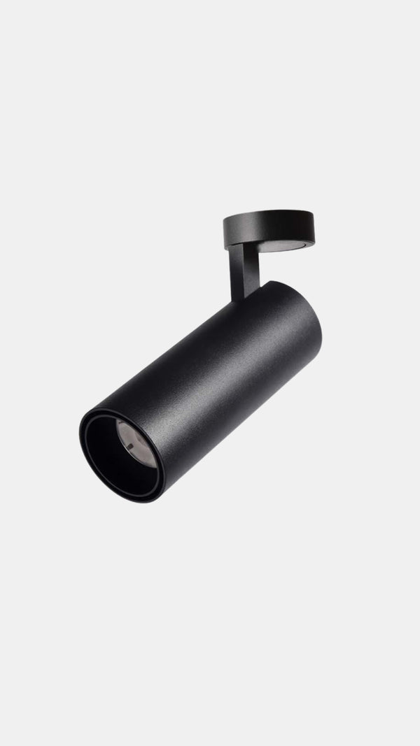 Pele 12W Black 3K LED Ceiling/Wall Light