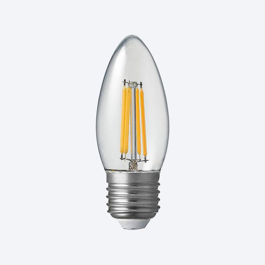 About Space Lighting LED Filament Candle Globe E27 4 watt 2700 kelvin 12 volt