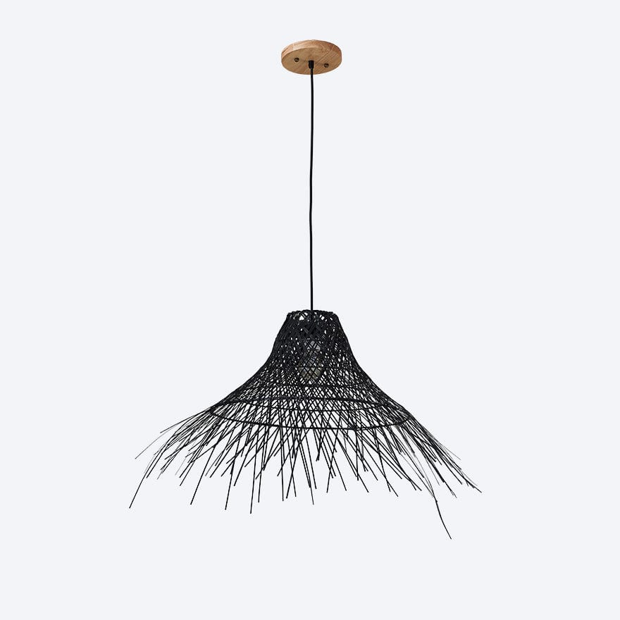 LUFFY RATTAN PENDANT 50 BLACK ABOUT SPACE LIGHTING