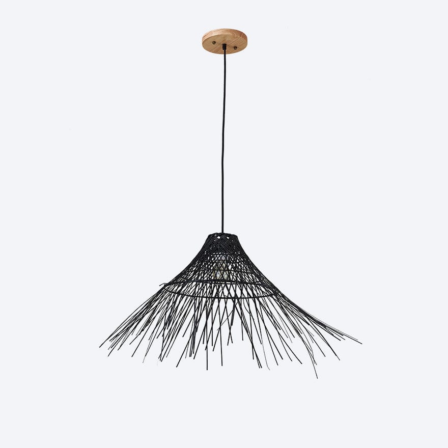 LUFFY RATTAN PENDANT 70 BLACK ABOUT SPACE LIGHTING