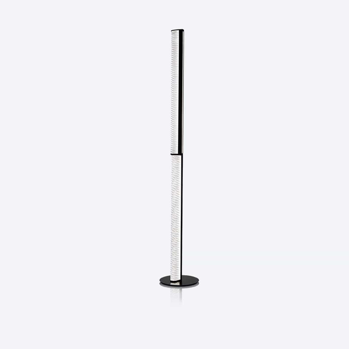 MODULA FLOOR TWISTED BLACK PLISSE STILL - HANDMADE IN ITALY