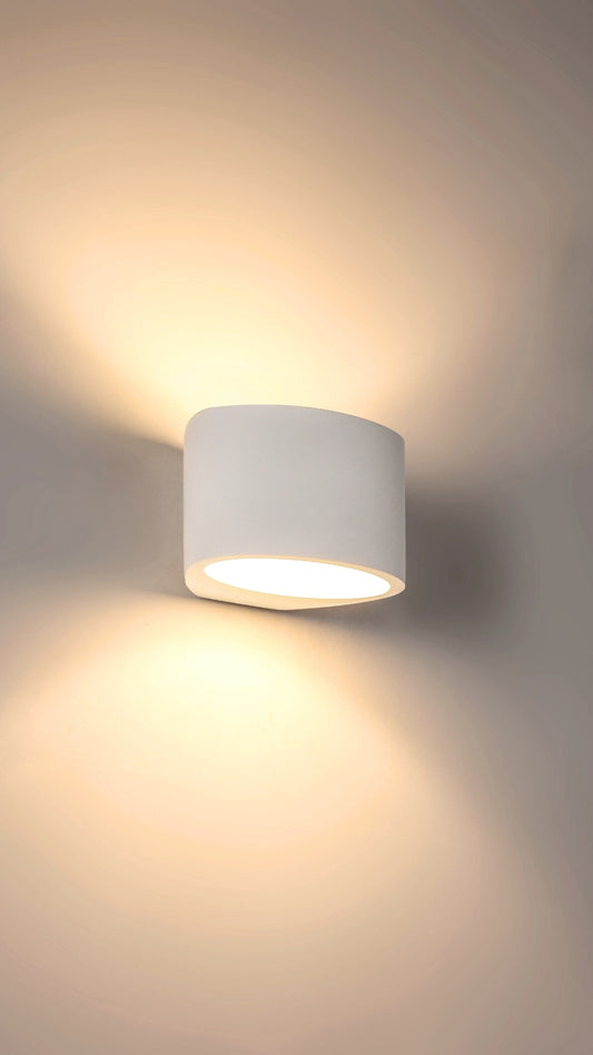 Navi Gypsum Plaster Wall Light