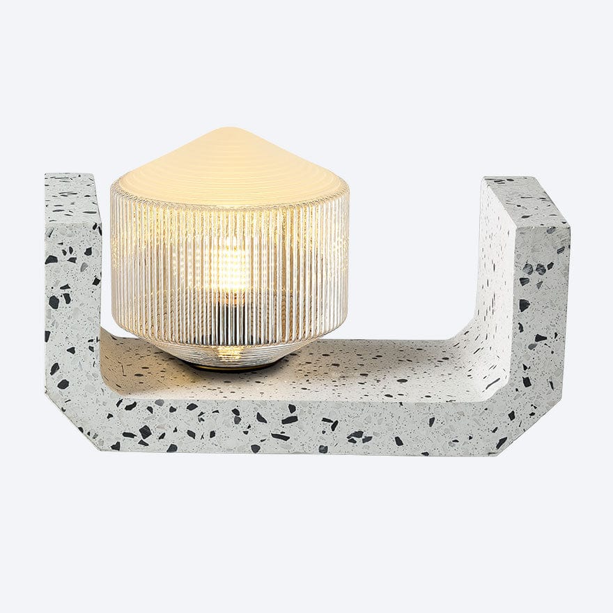 NOA TABLE LAMP MILKY WITH YOSH CAMILLA CHAMP