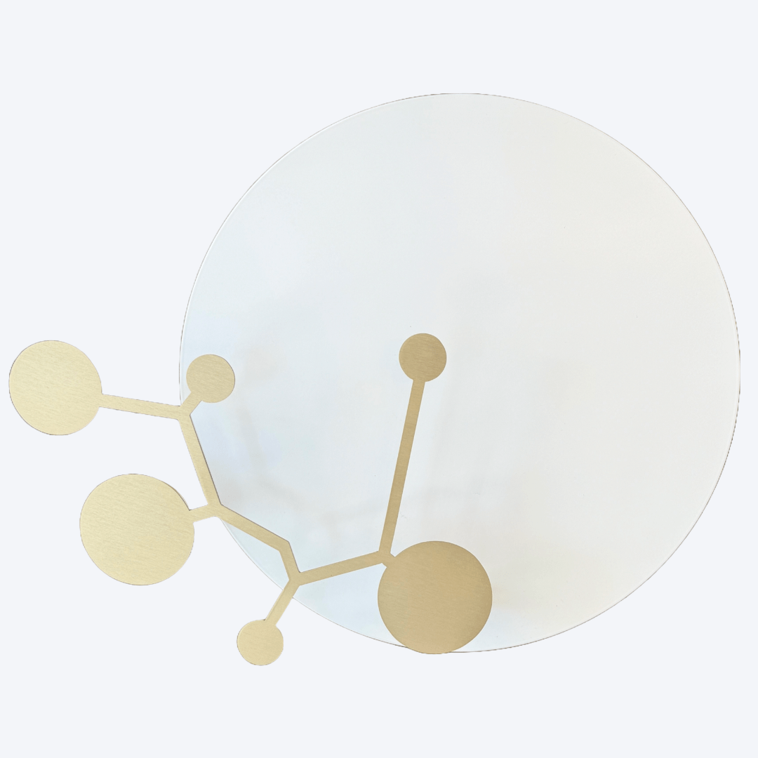 ORIONE WALL LIGHT WITH GOLD DIFFUSER - MADE IN ITALY