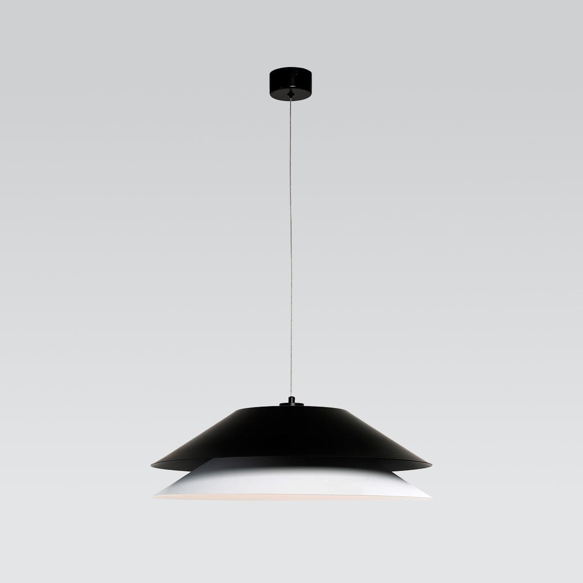 Cambio Shade G Large Black & White on Cambio LED Drop Black
