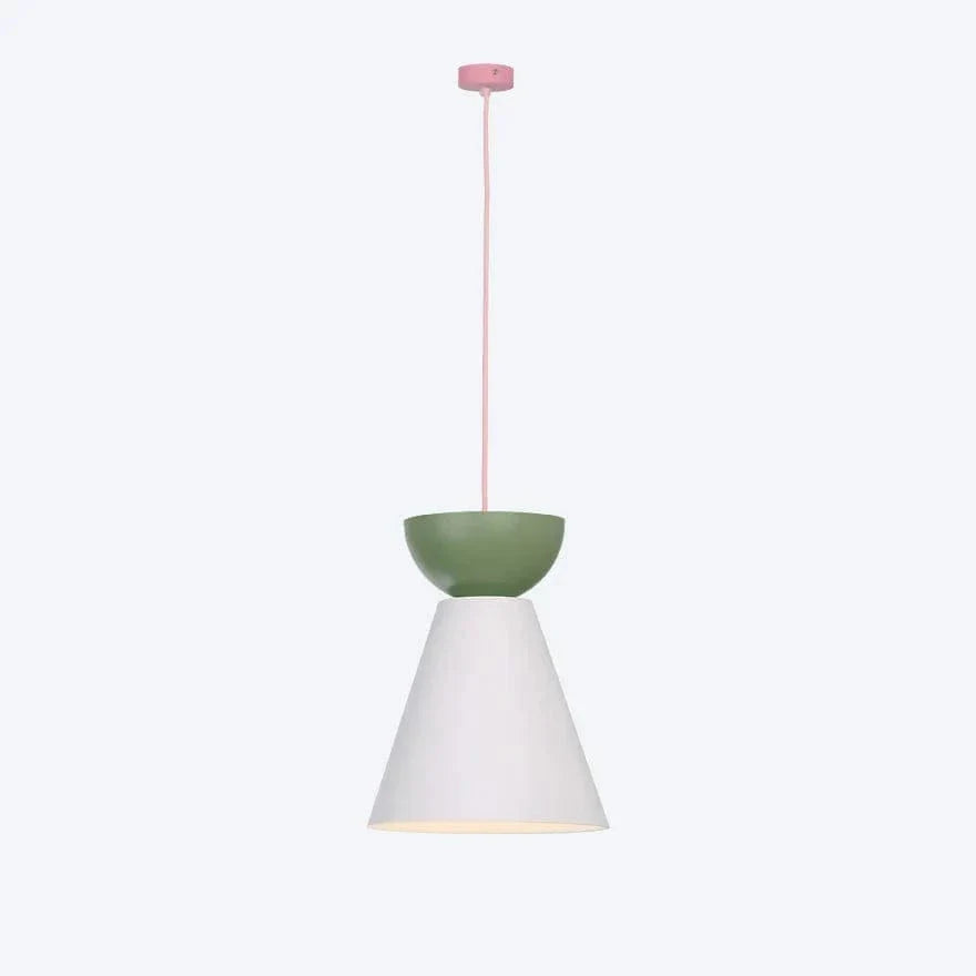 Cambio Shade C Green with Cambio Shade D Large White on Pink Accord