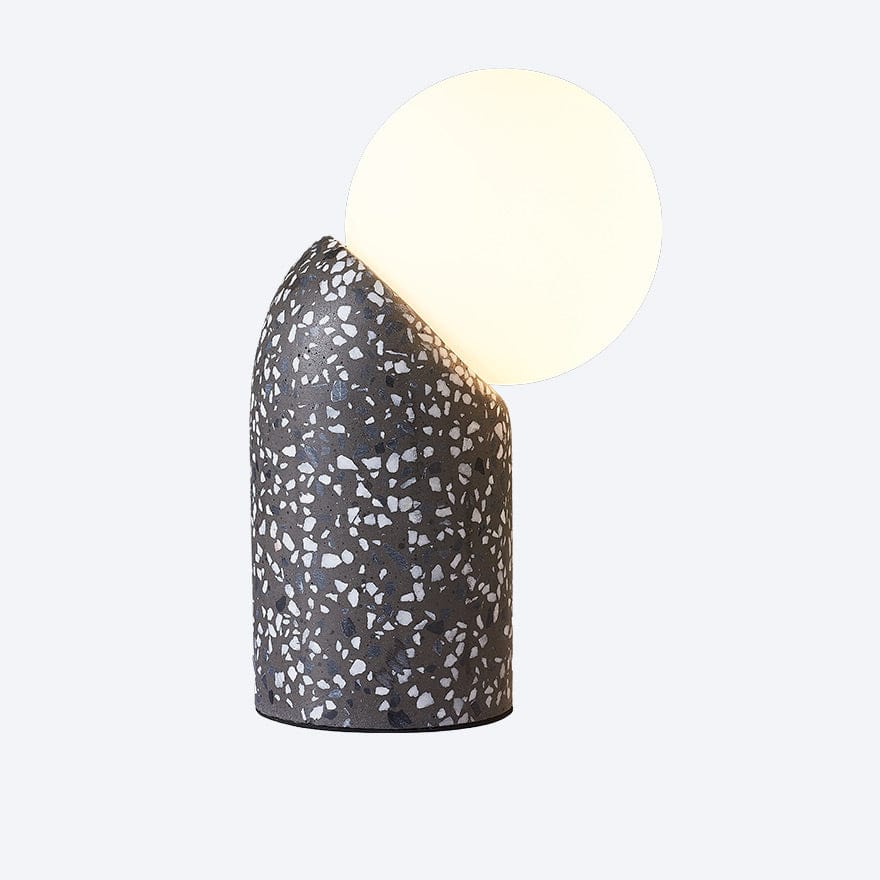 SOL TABLE LAMP SHADOW WITH YOSH OPAL ROUND 120mm ON