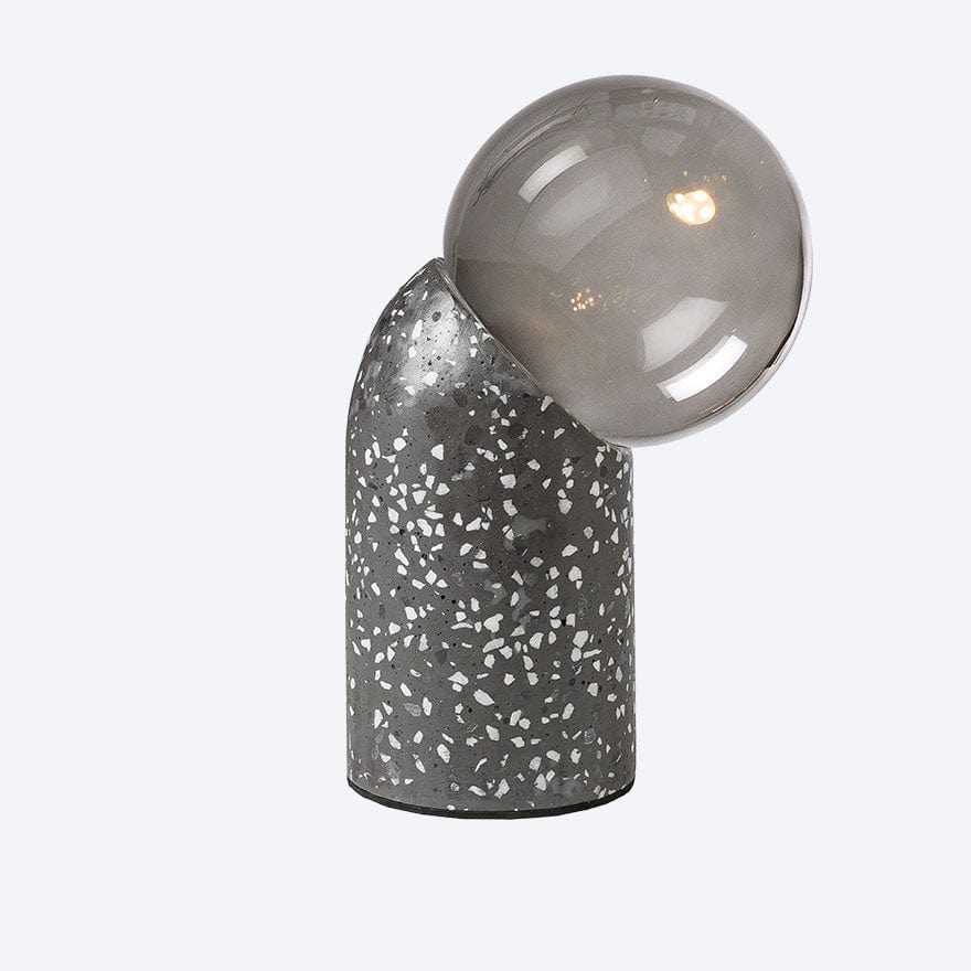 SOL TABLE LAMP SHADOW WITH YOSH SMOKE ROUND 100mm