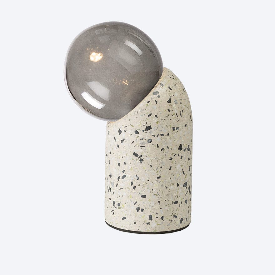 SOL TABLE LAMP SHADOW WITH YOSH SMOKE ROUND 100mm