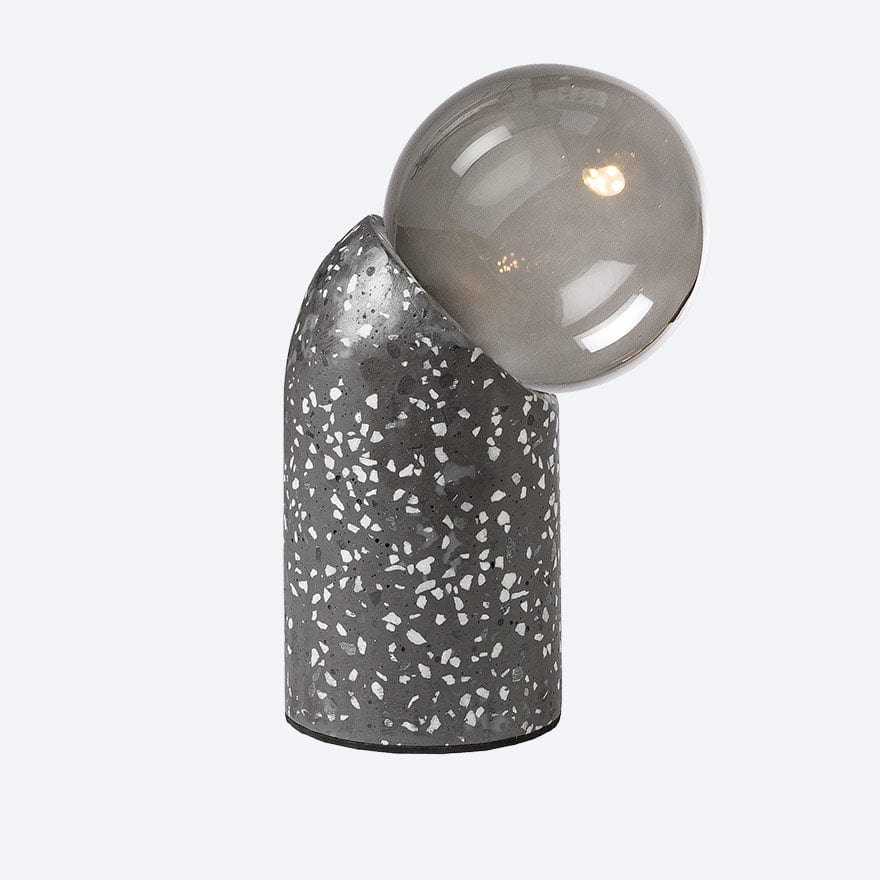 SOL TABLE LAMP SHADOW WITH YOSH SMOKE ROUND 120mm