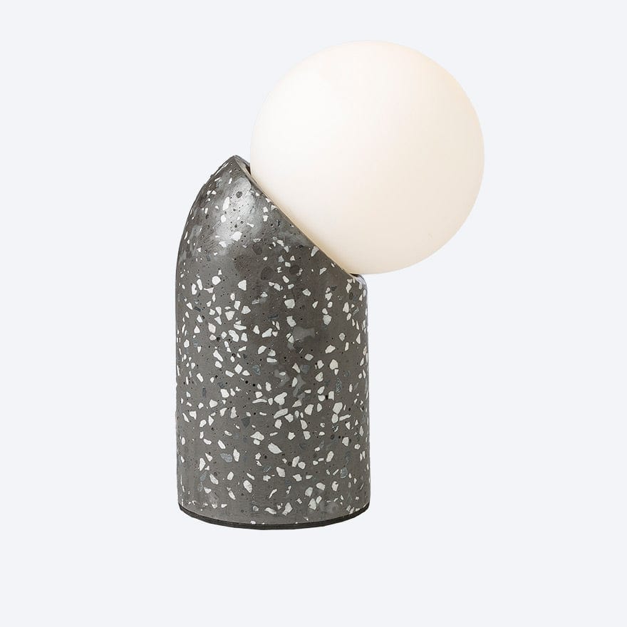 SOL TABLE LAMP MILKY WITH YOSH OPAL ROUND 80mm
