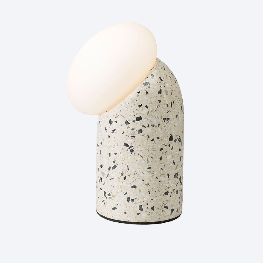 SOL TABLE LAMP MILKY WITH YOSH FLAT 120mm OFF