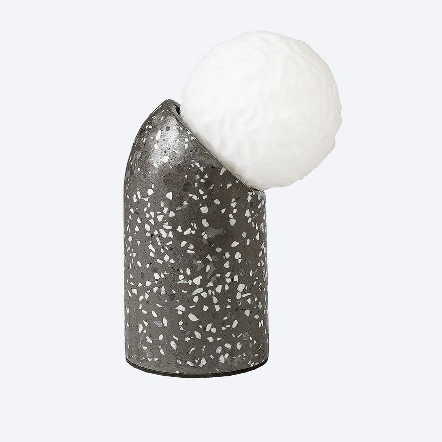 SOL TABLE LAMP SHADOW WITH YOSH OPAL RIPPLED OFF