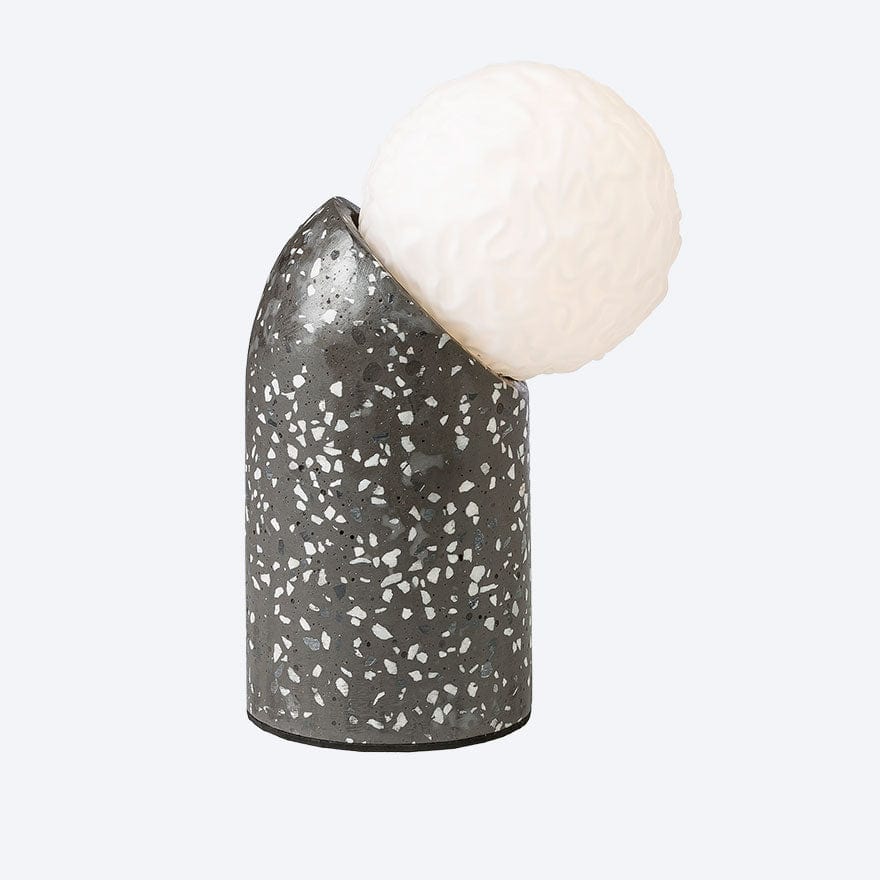 SOL TABLE LAMP SHADOW WITH YOSH OPAL RIPPLED ON