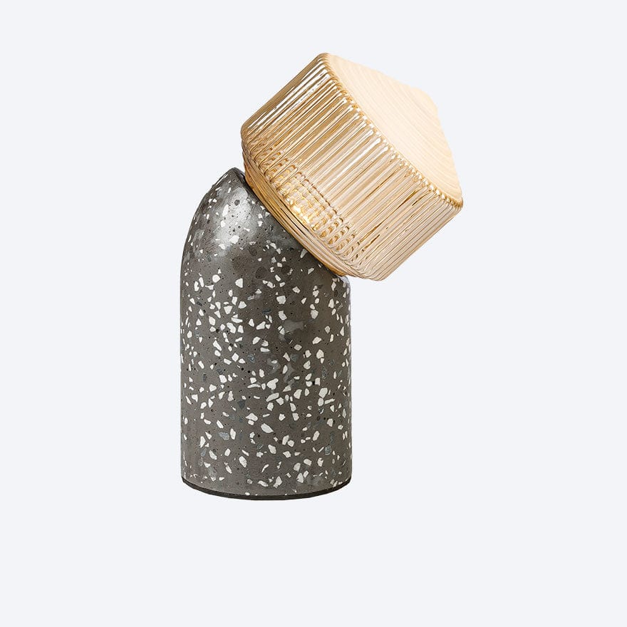 SOL TABLE LAMP SHADOW WITH YOSH CAMILLA CHAMP ON