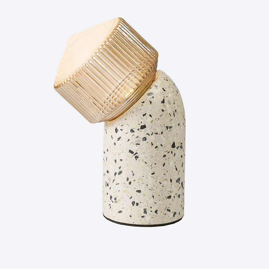 SOL TABLE LAMP SHADOW WITH YOSH CAMILLA CHAMP ON