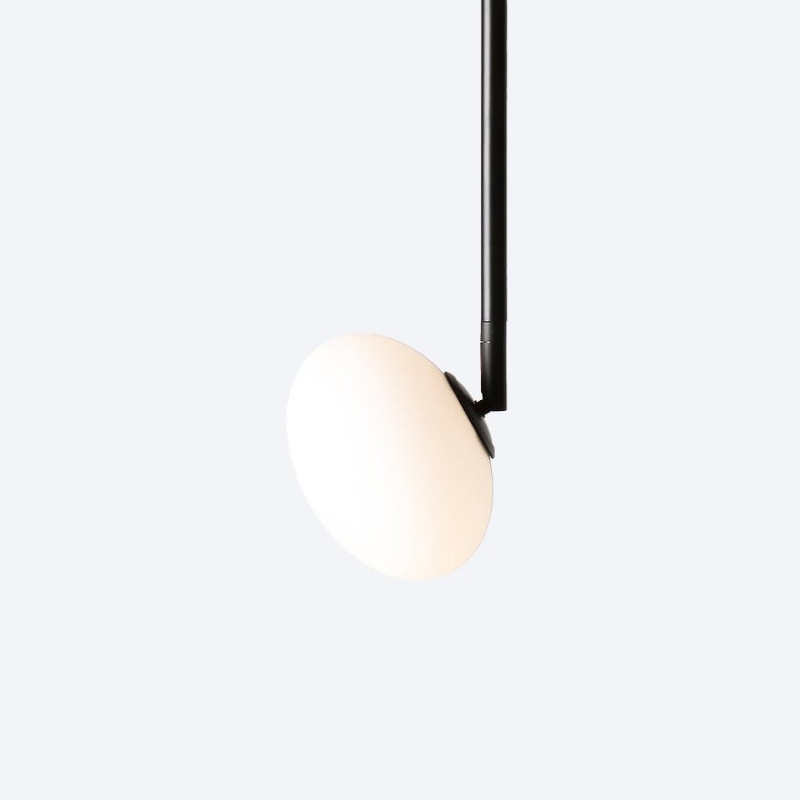 About Space Lighting Yosh Opal Glass on Stalk LED Black
