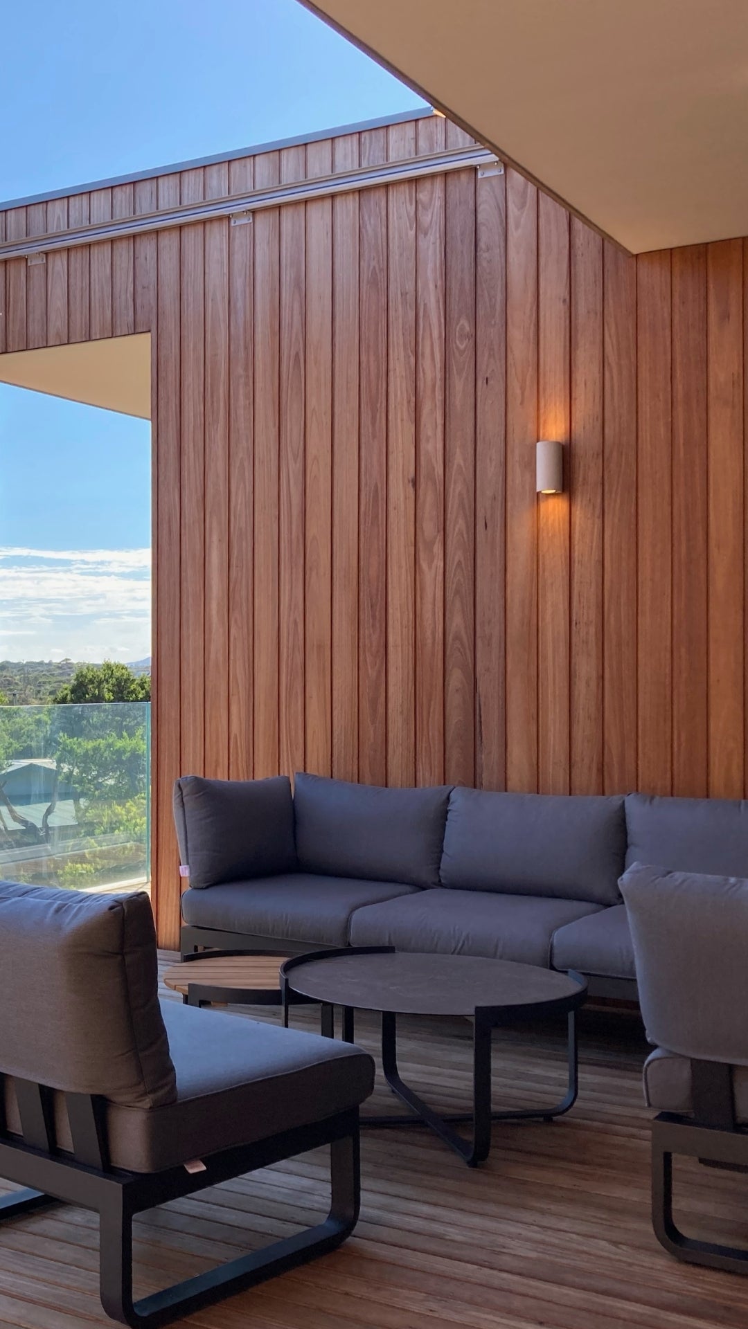 Taz Concrete Outdoor Wall Light