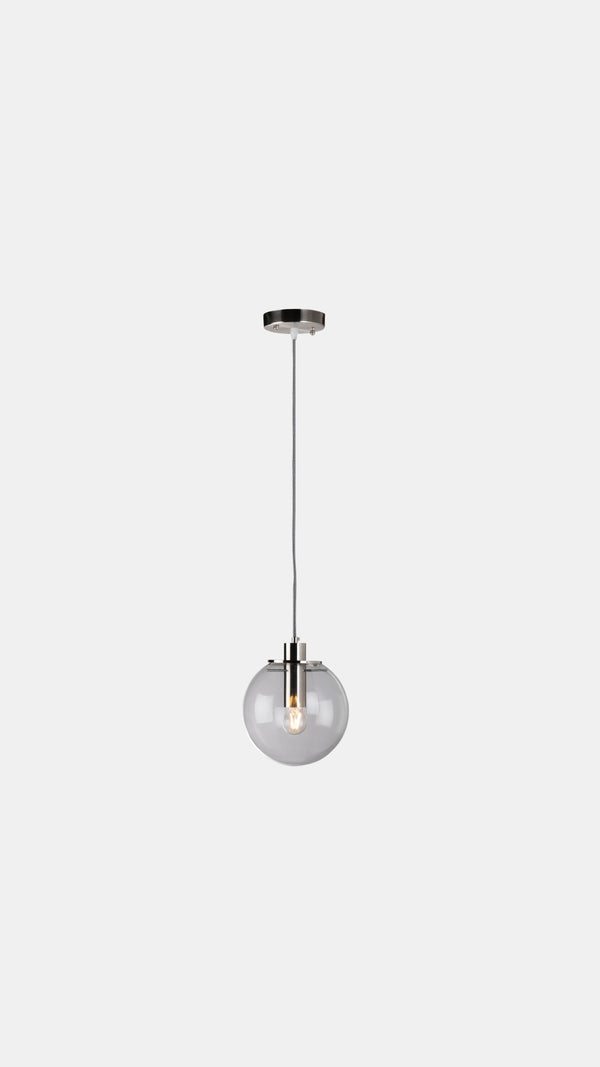 Toledo Clear Glass Pendant