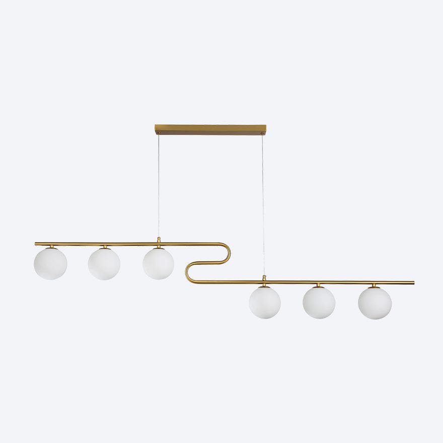 ZIGOMI 1500 PENDANT LIGHT BR OPAL ROUND