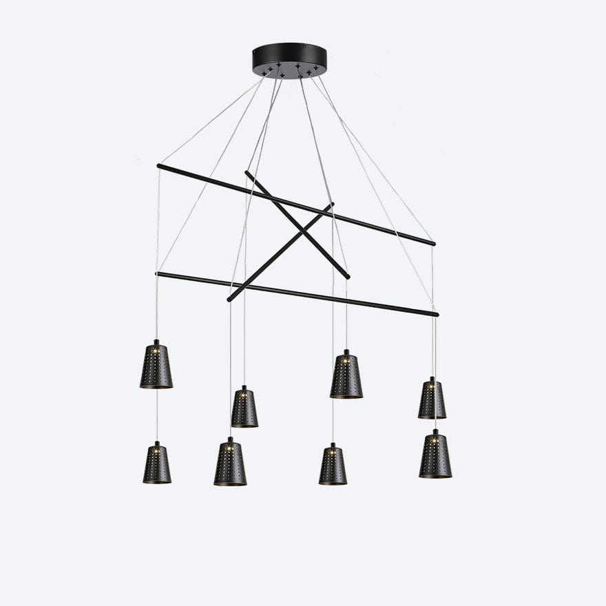 ZORO MULTI 8 LED WITH YOSH SHADE PENDANT DIMMABLE