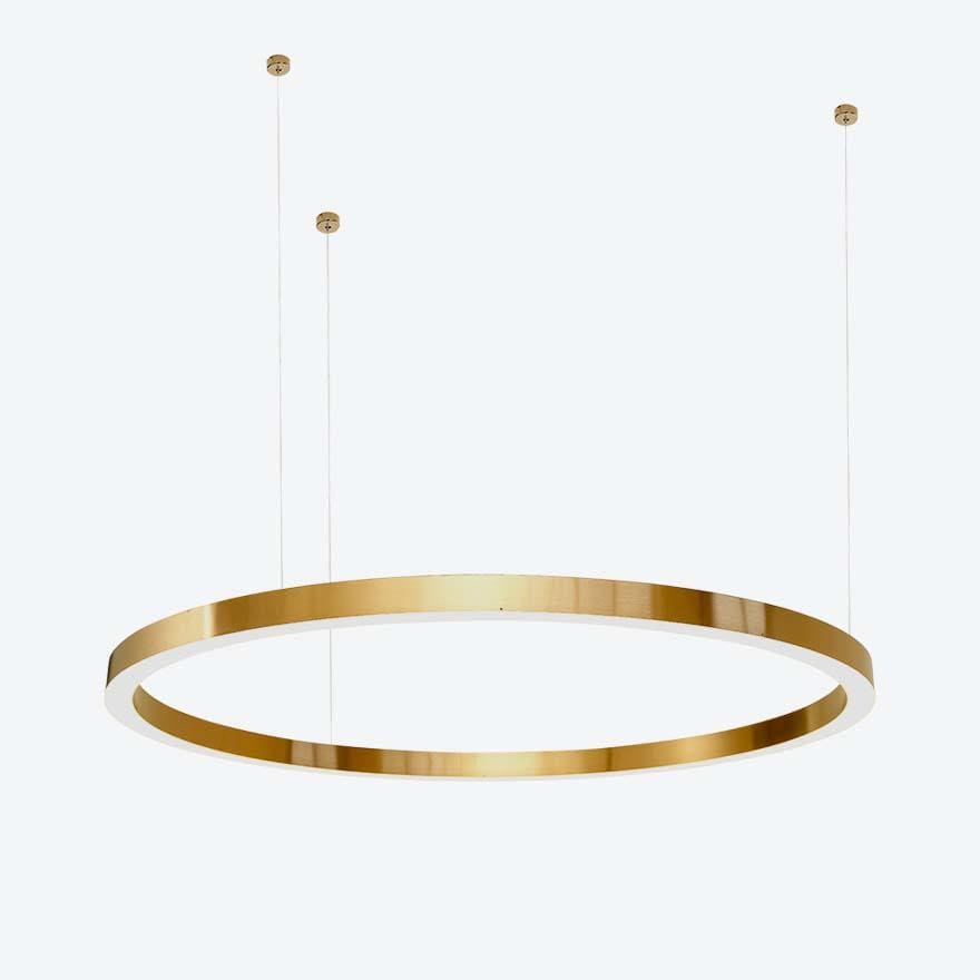 About Space Lighting Hoop LED 40 x 0 Custom Pendant Light